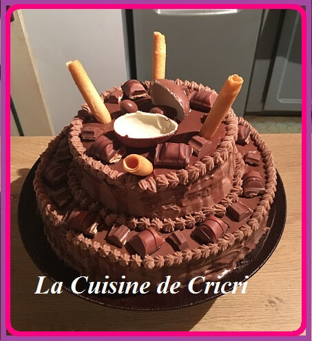 Layer Cake Au Kinder Bueno La Cuisine De Cricri