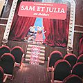 Sam et julia au théâtre, de karina schaapman 