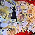 Portefeuille magique en euro, portefeuille magique sans conséquence