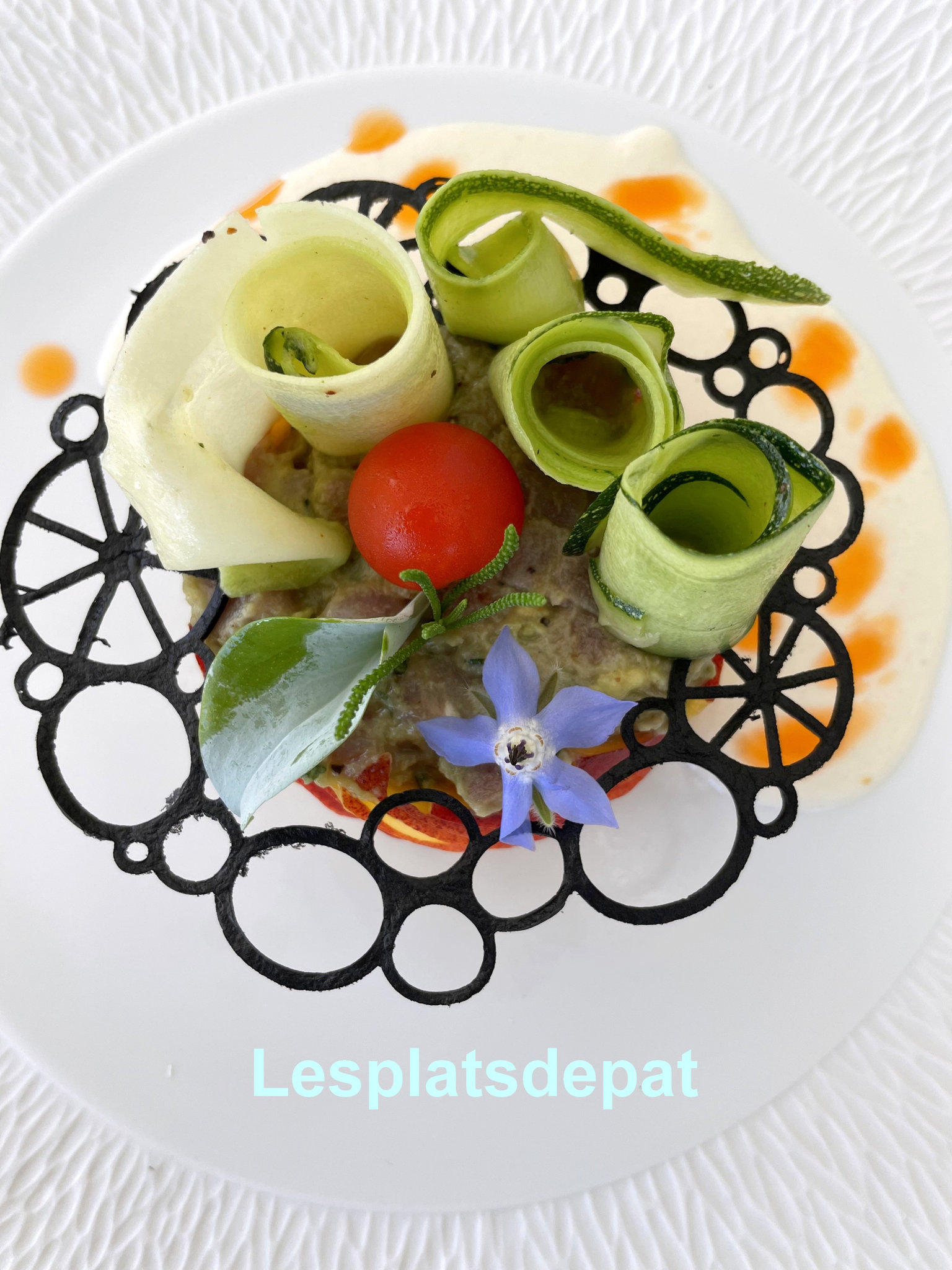 Sauce salade à l huile de thon,persil ciboulette et vinaigre de