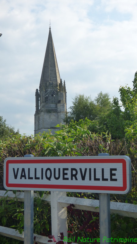 Les trains de Valliquerville (76) vus de la campagne 1/2