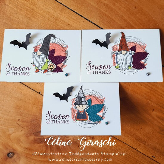 Carte remerciement Gnomes d'Halloween -7
