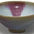 A purple-splashed 'Jun' bowl, Yuan dynasty