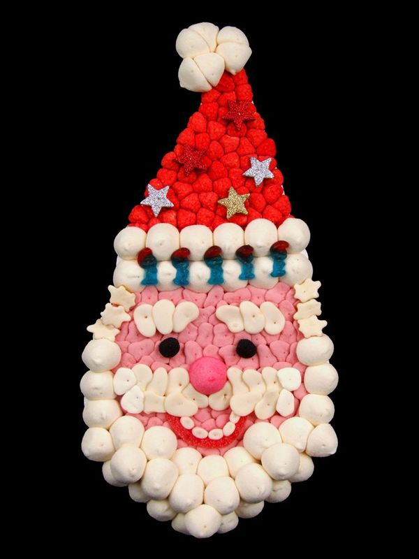 Pere Noel En Bonbons Gateaux De Bonbons Compositions De Bonbons