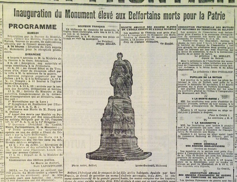 1924 11 29 Monument aux morts La Frontière p1R