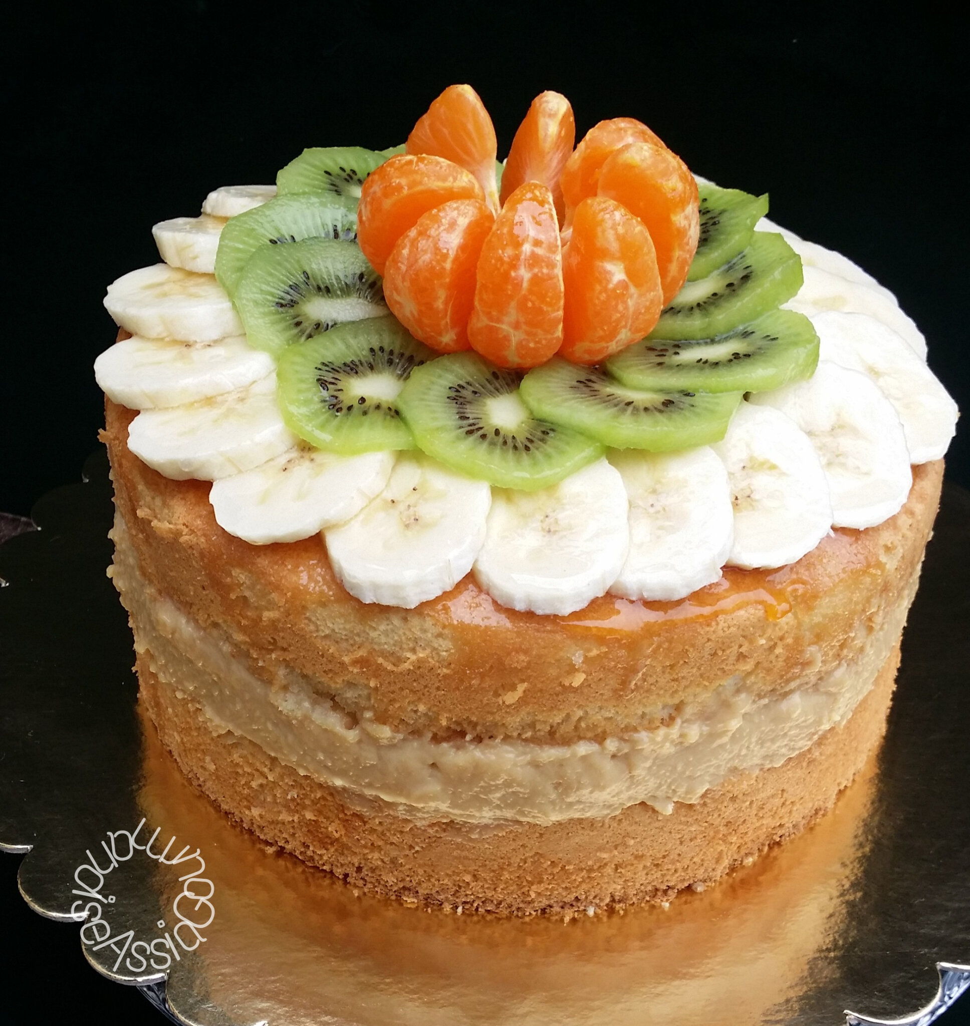 Gateau Royal Aux Fruits Et Creme Patissiere Au Caramel Gourmandise Assia Gateau Royal Aux Fruits Et Creme Patissiere Au Caramel Gourmandise Assia