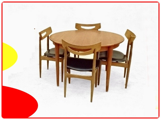 chaises danoises samcom teck