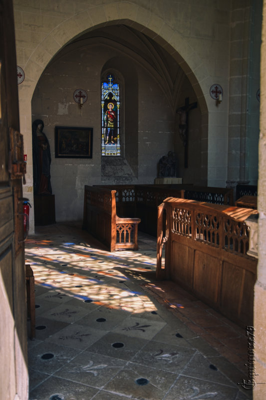 Plessis Bourré chapelle dédiée à sainte Anne,