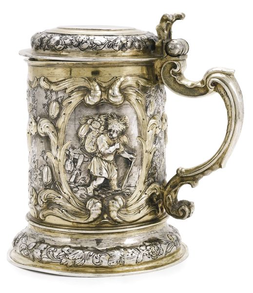 Large Transsylvanian parcel-gilt silver Tankard