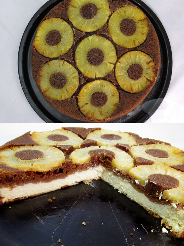 Cheesecake renversé à l'ananas et aux Spéculoos (2)