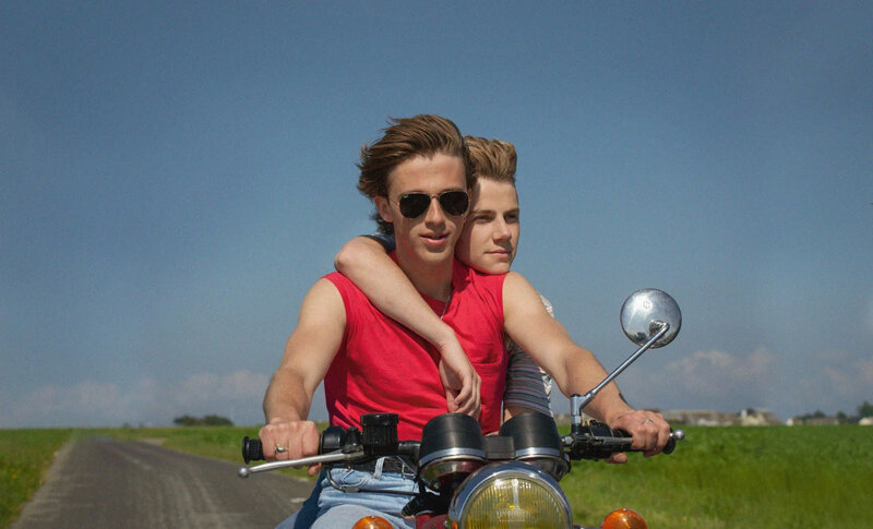 david et alex en moto