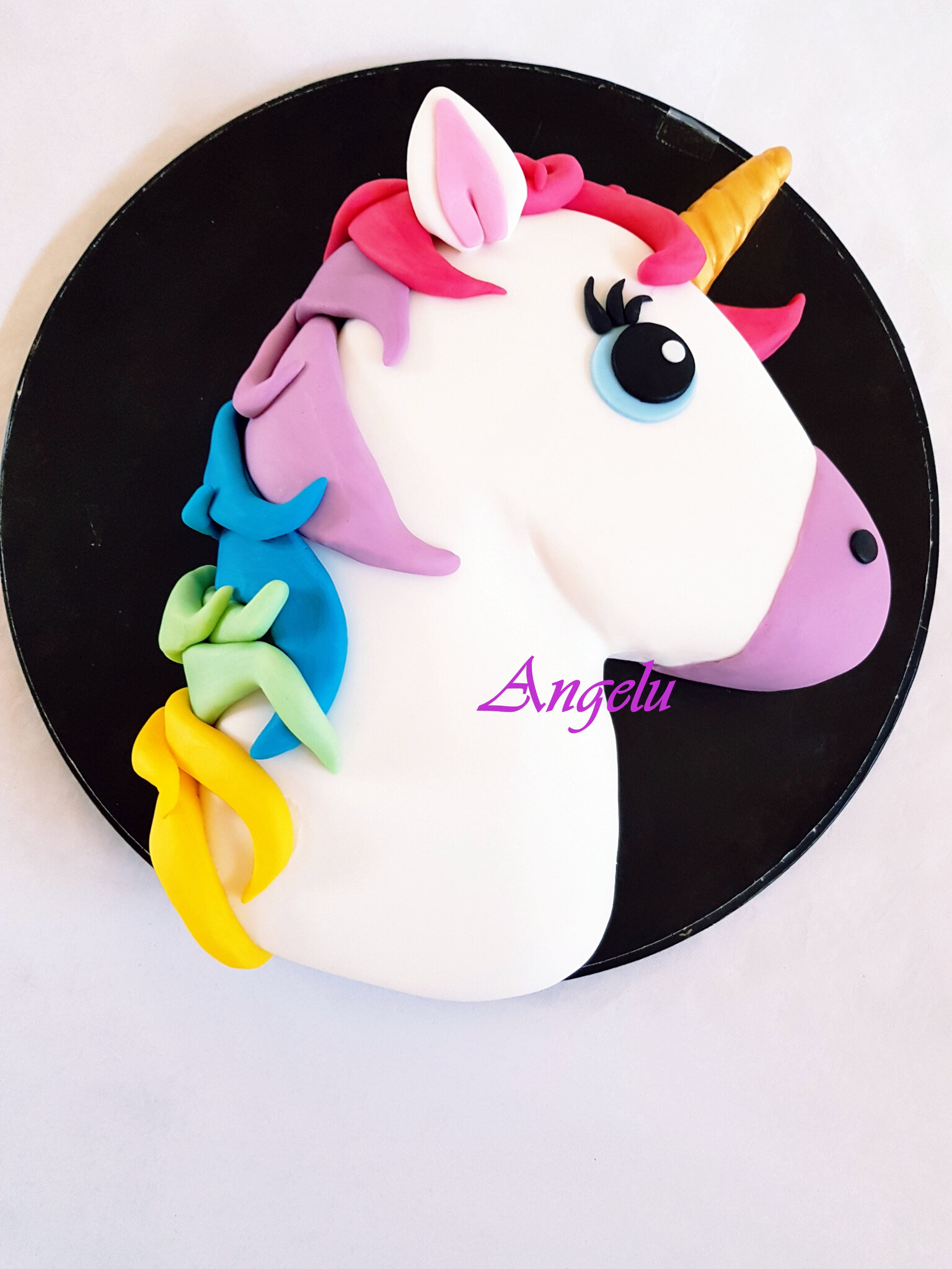 Gateau Licorne Unicorn Cake Ma Petite Patisserie Contact Isilda Neuf Fr