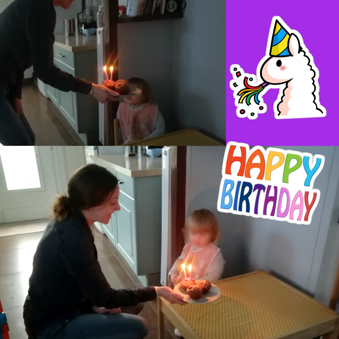 Zoom Sur Joyeux Anniversaire Leonie L Atelier Pomme D Happy