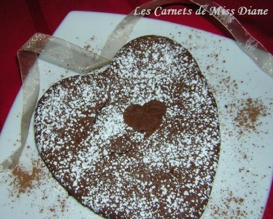 Coeur en chocolat pour la St-Valentin