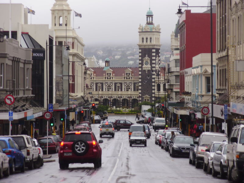 Dunedin's street Photo de SOUTHLAND Un certain voyage en Nouvelle