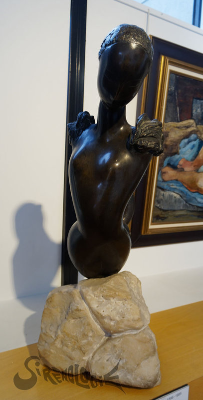 Irène Codréano - sirène - 1928 - bronze - face