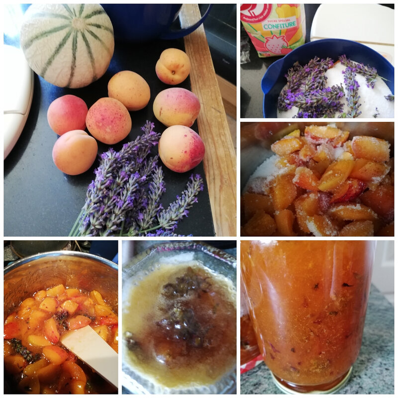 CONFITURE ABRICOTS LAVANDE AUX GOURMANDISES DE STEPH