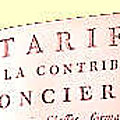 Le 1er février 1791 à mamers : contribution foncière.