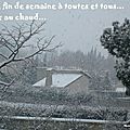 Température toujours négative...