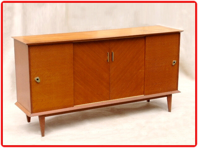 enfilade vintage bois clair vintage