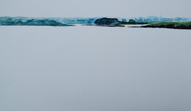 golfe du morbihan boued aquarelle 22 04 18