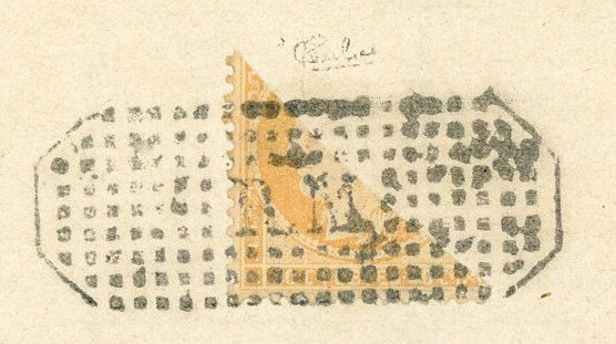 Affiche 20 centimes coupé detail